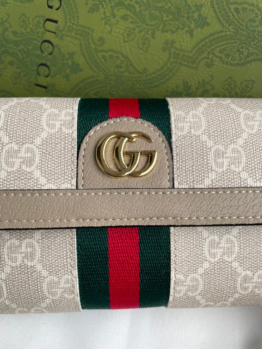 Gucci Ophidia GG Supreme Long Flap Wallet - Picture 3 of 4